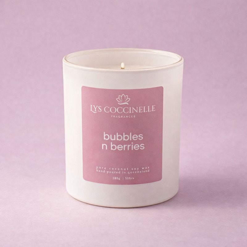 Bubbles 'n' Berries Candle (WSL - Champagne & Strawberries)