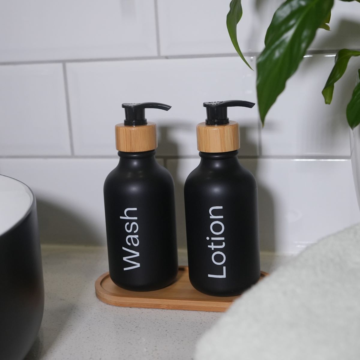 Wash & Lotion Set - Black