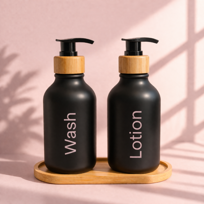 Black Wash & Lotion set