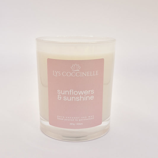 Sunflowers 'n' Sunshine Candle