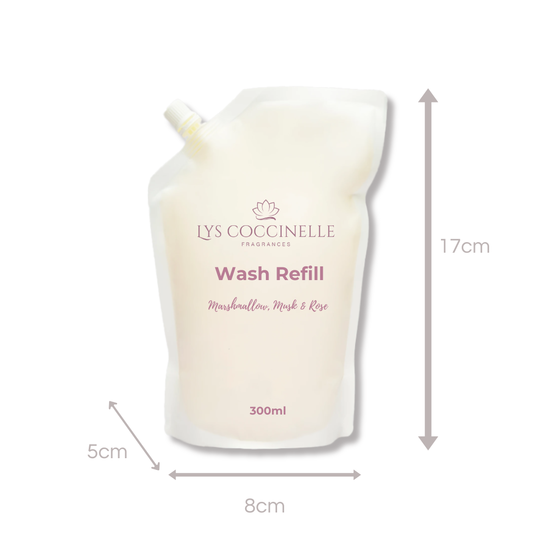 Wash Refill measurements