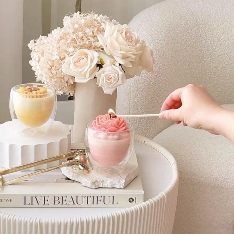 Floating Flower Candles