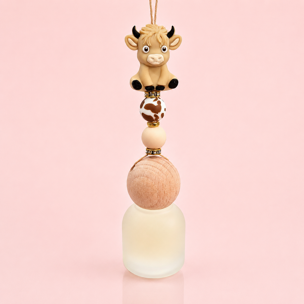 Car Diffuser - Hanging - Highland Cows (with refill bottle)