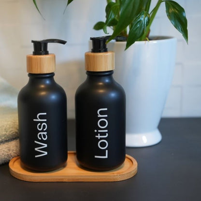 Wash & Lotion Set - Black