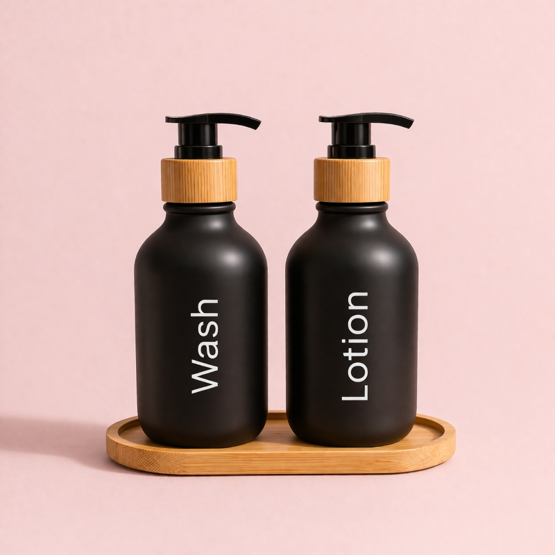 Black Wash & Lotion set