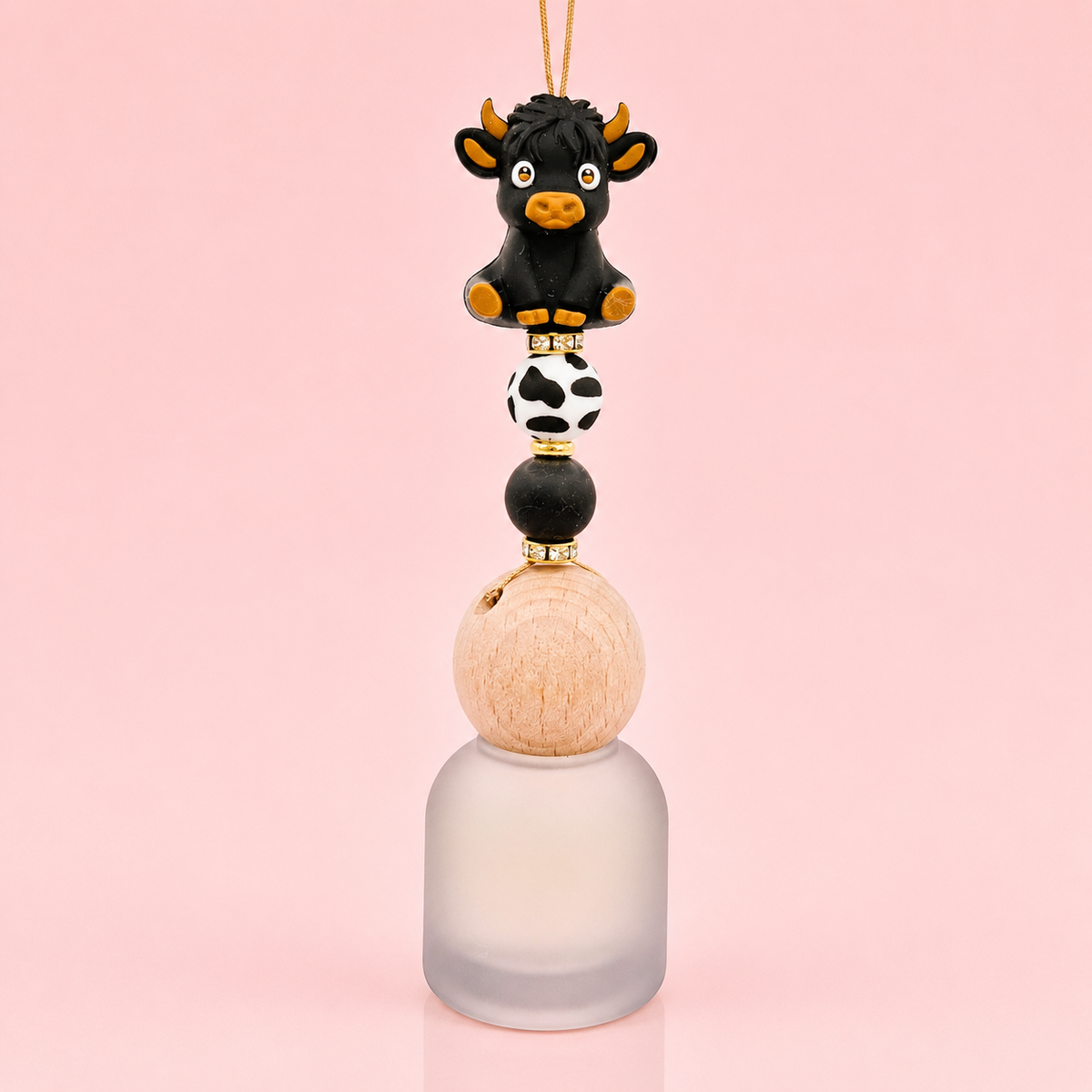 Car Diffuser - Hanging - Highland Cows (with refill bottle)
