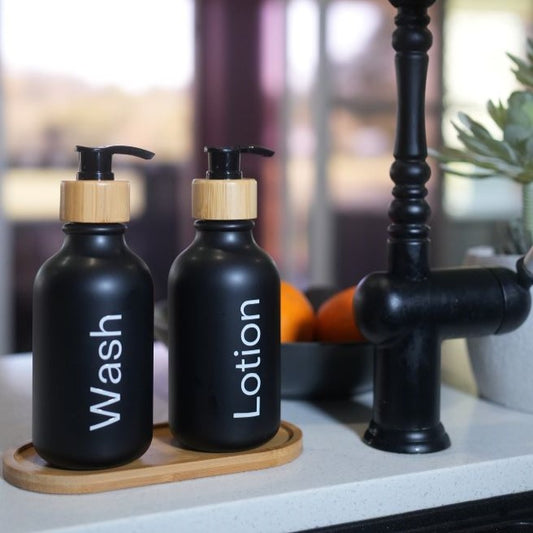 Wash & Lotion Set - Black