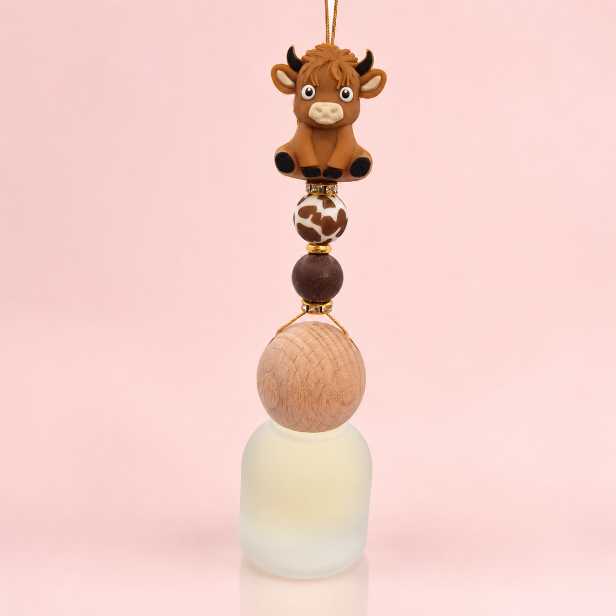Car Diffuser - Hanging - Highland Cows (with refill bottle)