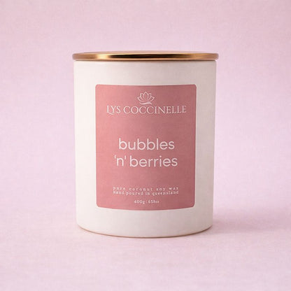 Bubbles 'n' Berries Candle (WSL - Champagne & Strawberries)