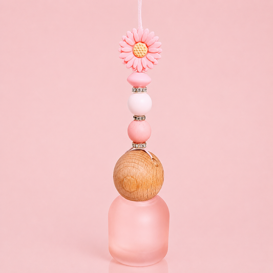 Car Diffuser - Hanging - Flowers (with refill bottle)