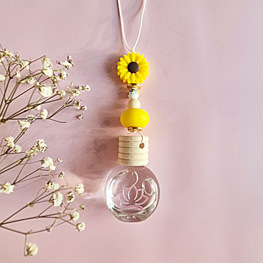Car Diffuser - Hanging - Flowers (with refill bottle)