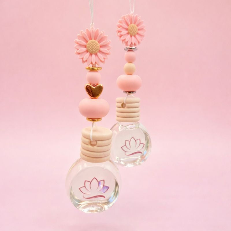 Beaded flower hanging Car Diffuser Australia
