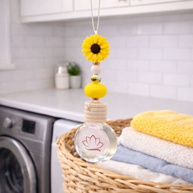 Beaded flower hanging Car Diffuser Australia