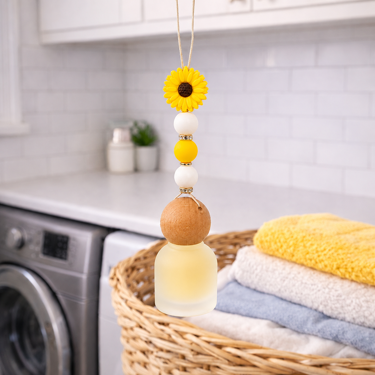 Car Diffuser - Hanging - Flowers (with refill bottle)