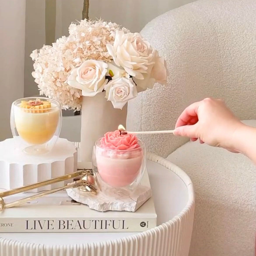 Dusk - Floating flower candle