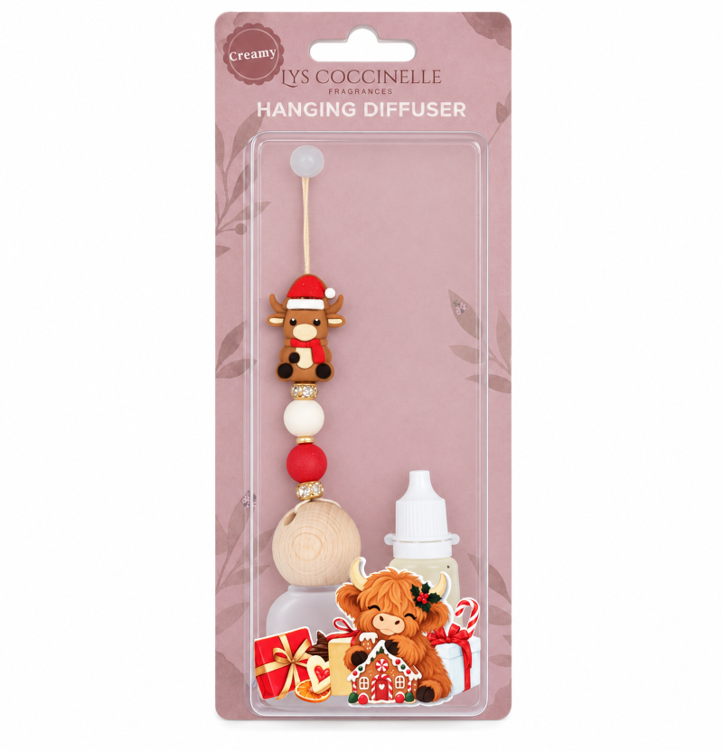Car Diffuser - Hanging - Highland Cow
