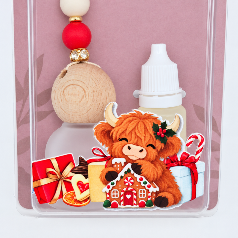 Car Diffuser - Hanging - Highland Cow