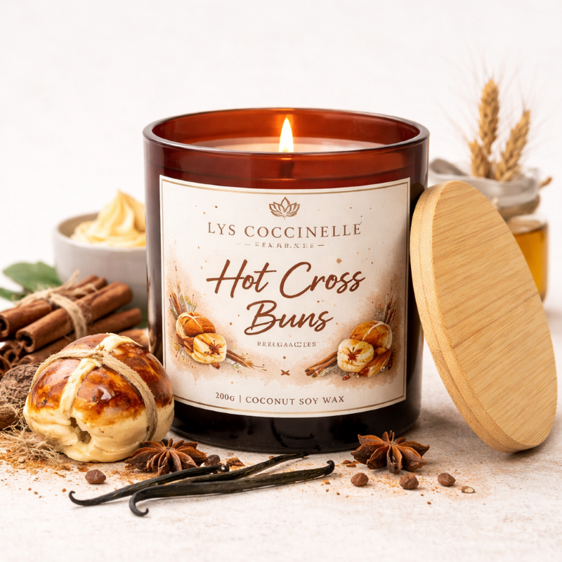 Ltd Ed FREE Hot Cross Bun Candle