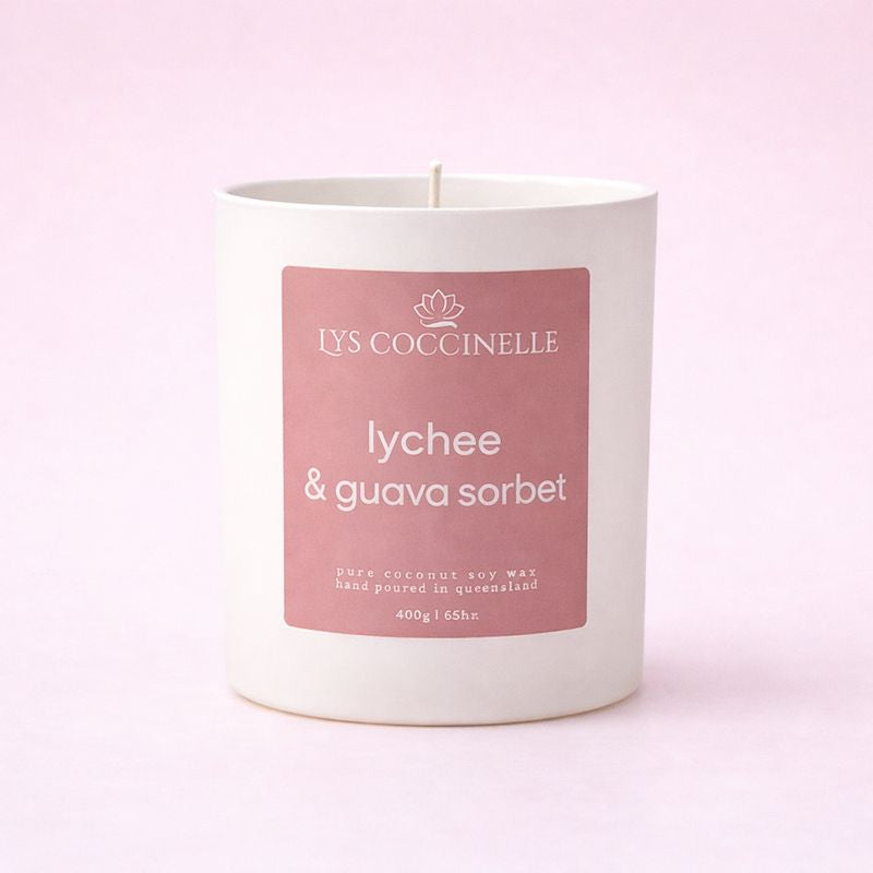 Lychee & Guava Sorbet Candle