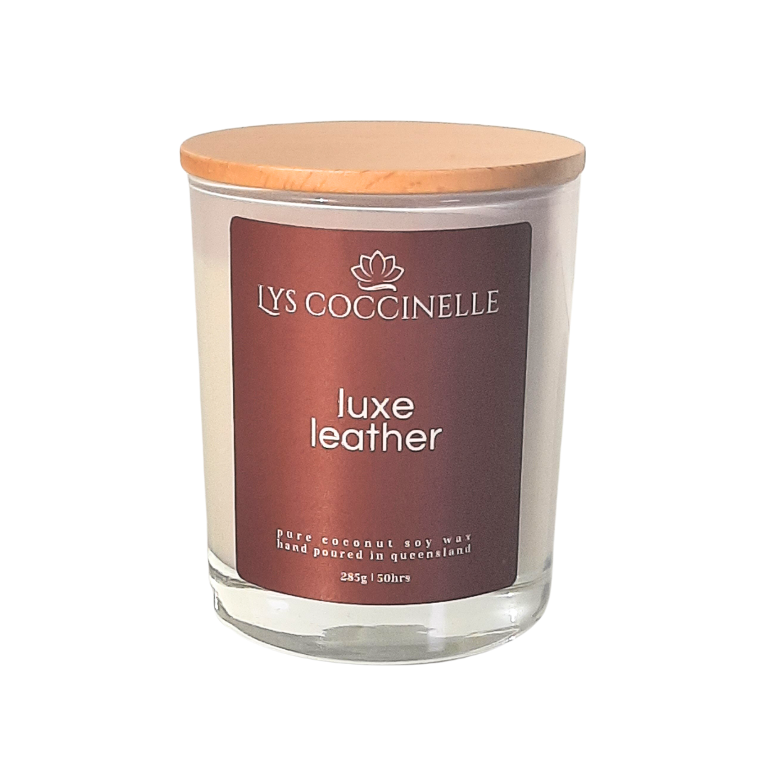 Luxe Leather Candle