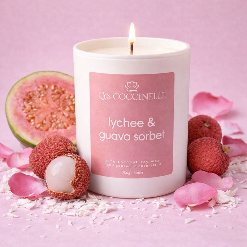 Lychee & Guava Sorbet Candle