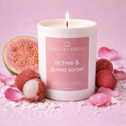 Lychee & Guava Sorbet Candle
