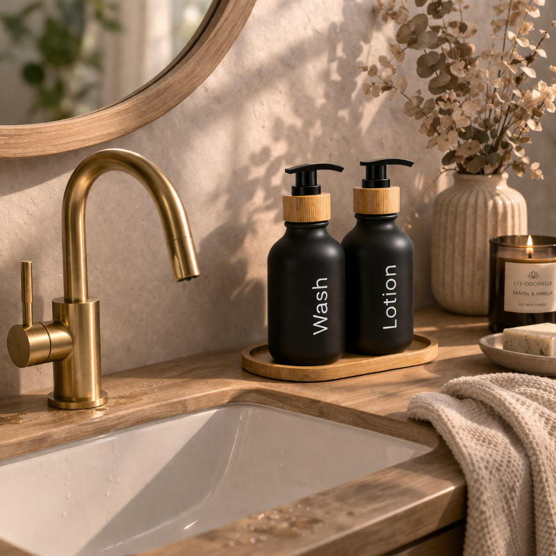 Black Wash & Lotion set lifestyle