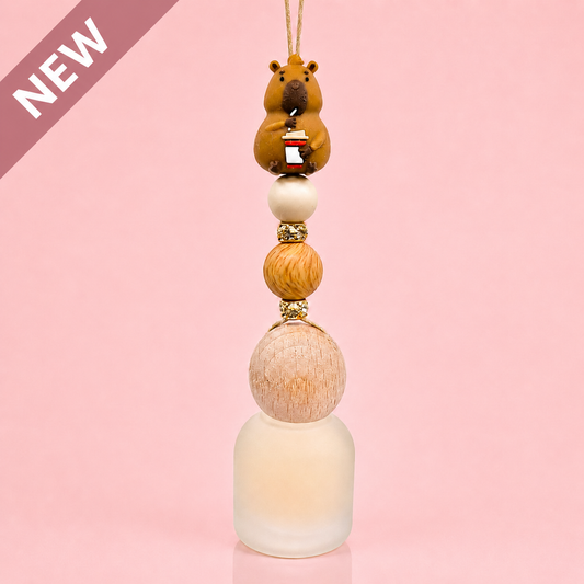 Car Diffuser - Hanging - Capybara (with refill bottle)