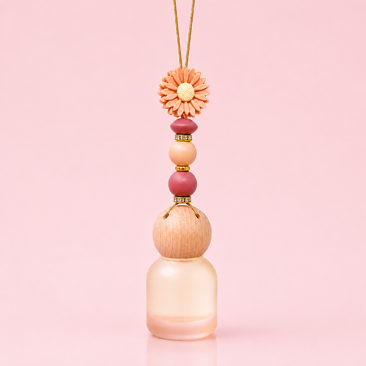 Car Diffuser - Hanging - Flowers (with refill bottle)
