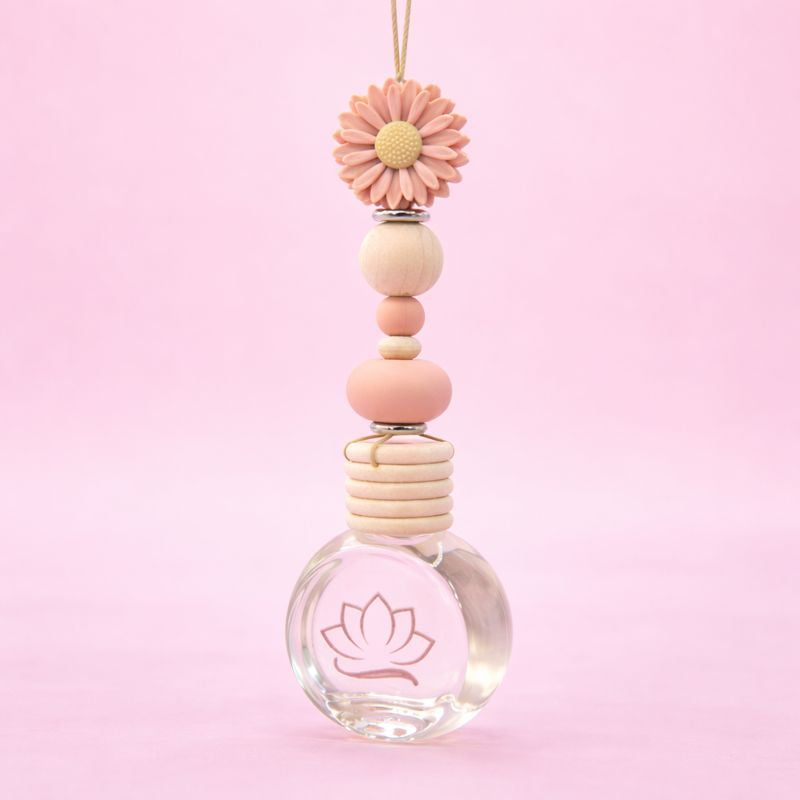 Beaded flower hanging Car Diffuser Australia
