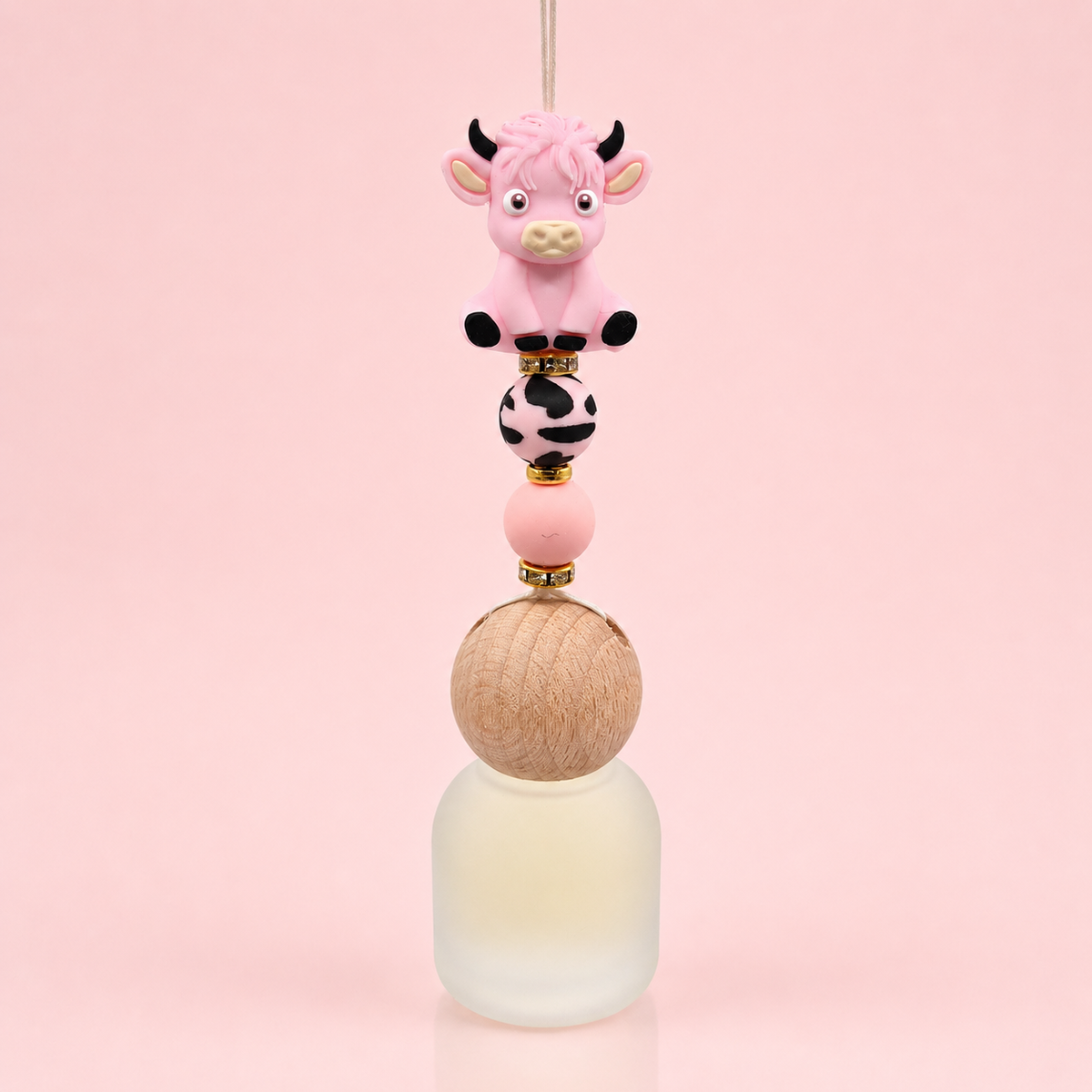 Car Diffuser - Hanging - Highland Cows (with refill bottle)