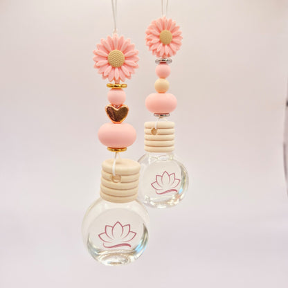 Car Diffuser - Hanging - Flowers (with refill bottle)