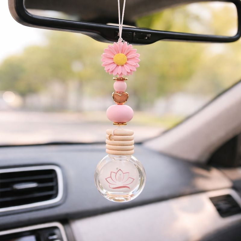 Beaded flower hanging Car Diffuser Australia