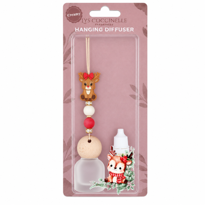 Car Diffuser - Hanging - Christmas Reindeer