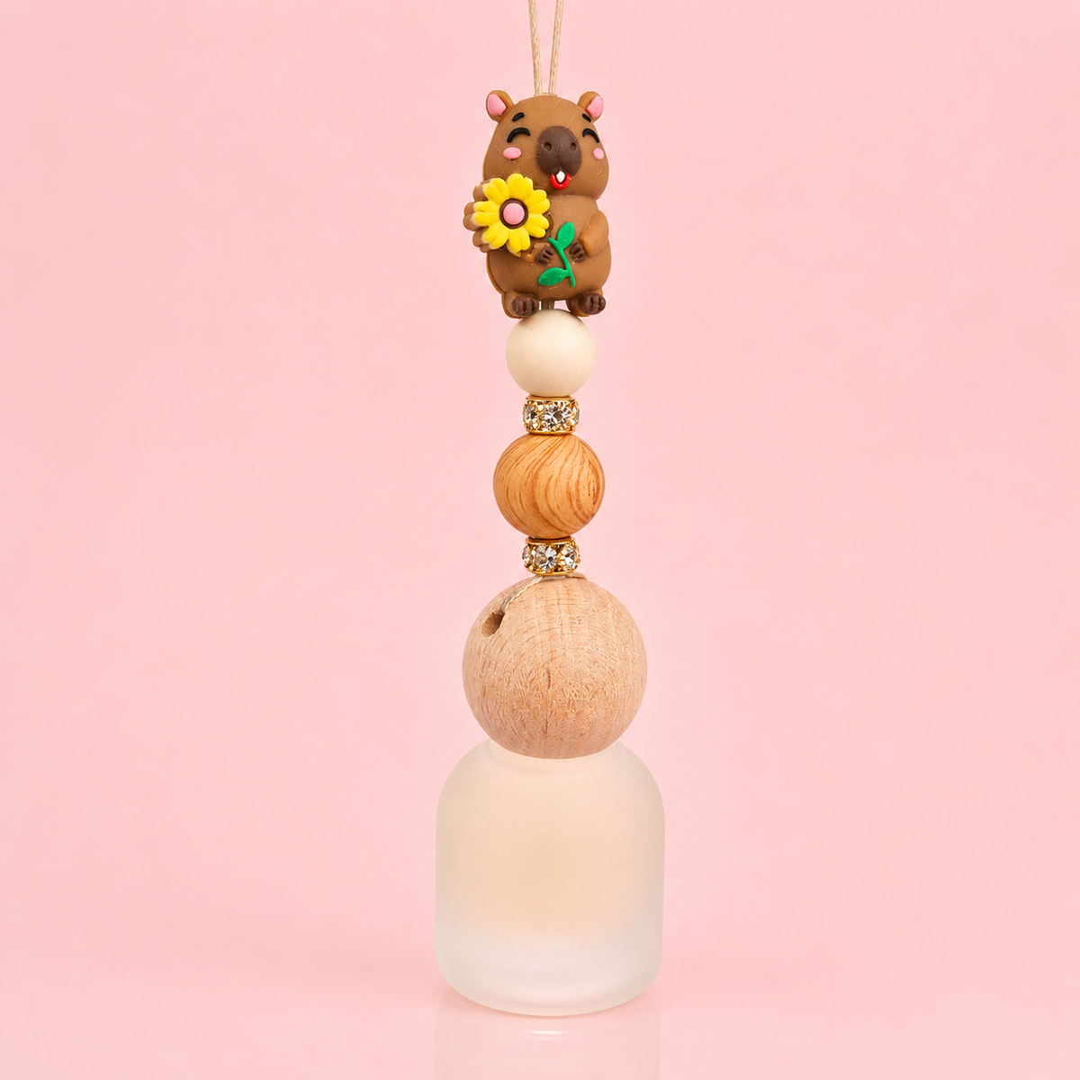 Car Diffuser - Hanging - Capybara (with refill bottle)