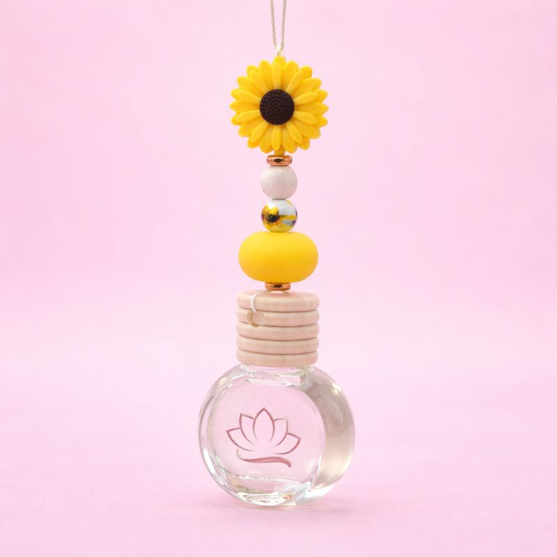Beaded flower hanging Car Diffuser Australia