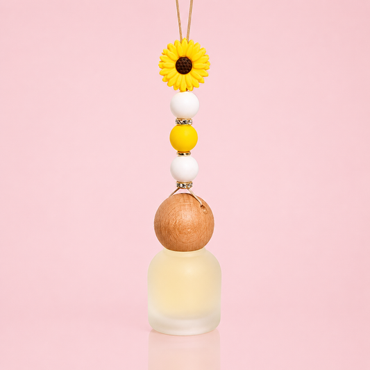 Car Diffuser - Hanging - Flowers (with refill bottle)