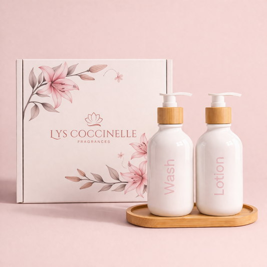 Wash & Lotion Set - White